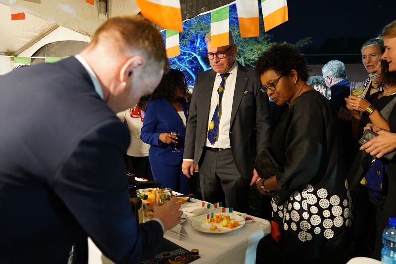 Hon Tembo attending the Europe Day